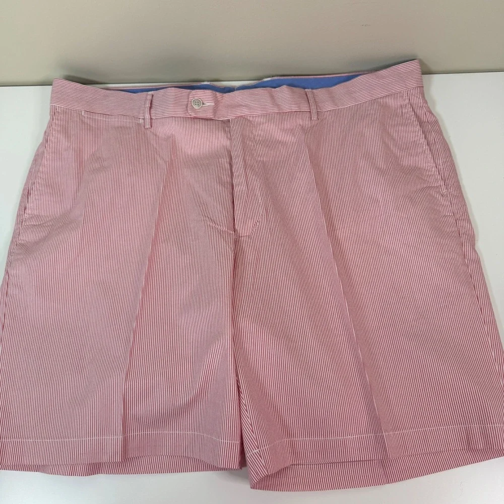 Peter Millar 2018 U.S. Open Red White Golf Shorts Mens 42 Preppy Country Club
